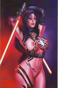 Totally Rad Wars 4 Fernando Rocha Star Wars FULL Nude Virgin Variant Cover   NM