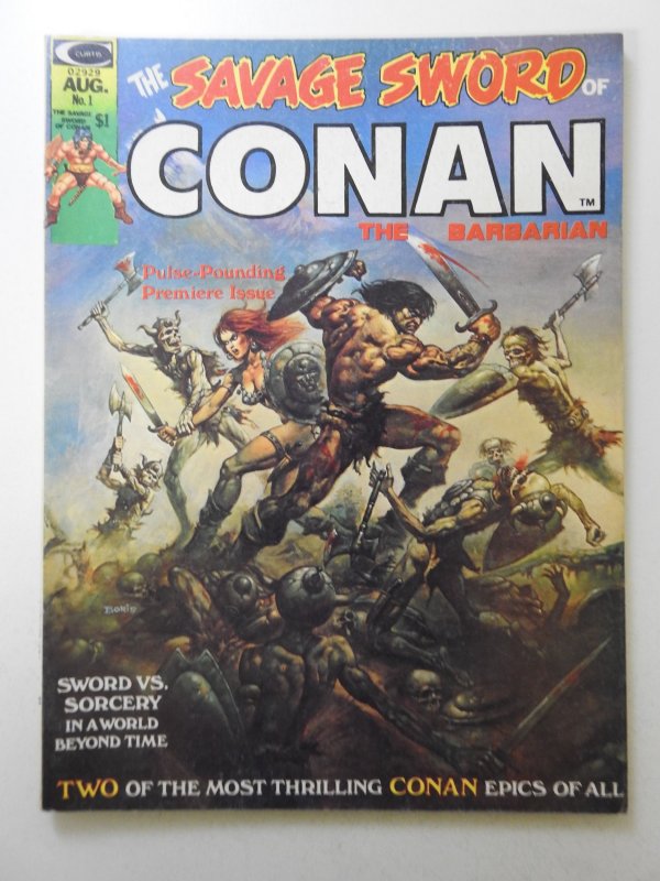 The Savage Sword of Conan #1 (1974) Sharp VF- Condition!!