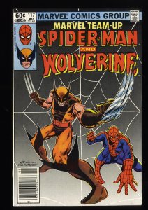 Marvel Team-up #117 NM- 9.2 Newsstand Variant Spider-Man! Wolverine!