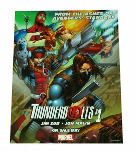 Nighthawk Thunderbolts Reversible Folded Promo Poster (10 x 13) - New! 