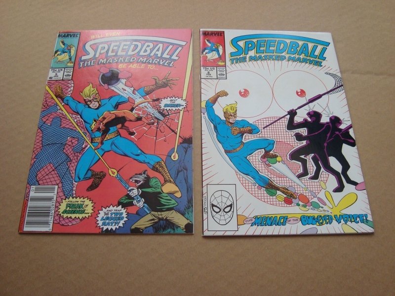 SPEEDBALL 1-10 (1988) COMPLETE MINI-SERIES - FREE SHIPPING