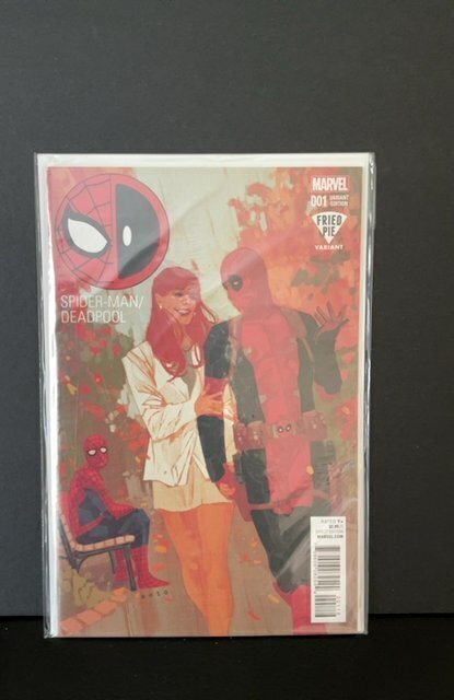 Spider-Man/Deadpool #1 Fried Pie Cover (2016)