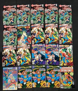 DC COMICS PRESENTS SUPERMAN + GUEST STAR 87 BRONZE AGE COMIC LOT MOST VF (DUPES)