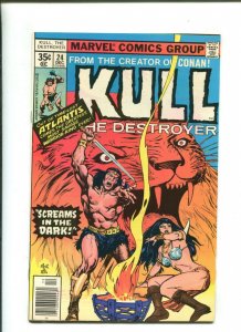 KULL THE DESTROYER #24 - SCREAMS IN THE DARK (8.5) 1977