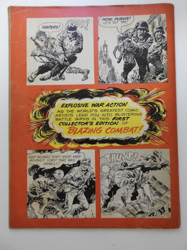 Blazing Combat #1 (1965) Solid VG- Condition!