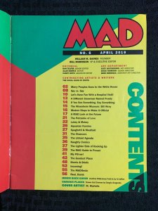 2019 MAD Magazine #006 FN 6.0 Alfred E Neuman Q-Bert Cover