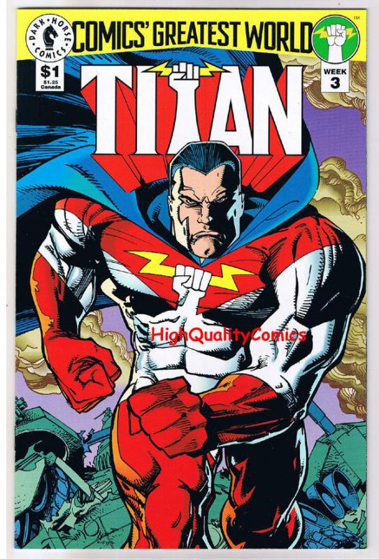 TITAN, NM+, Comic's Greatest World, Simonson,1993, more Dark Horse in store
