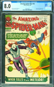 AMAZING SPIDER-MAN #36, CGC VF: 8.0