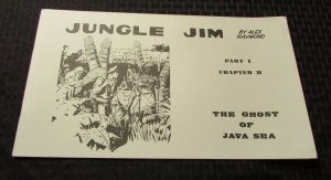1972 JUNGLE JIM by Alex Raymond Part 1 Ch.2  B&W Sundays King Features KFS VF-