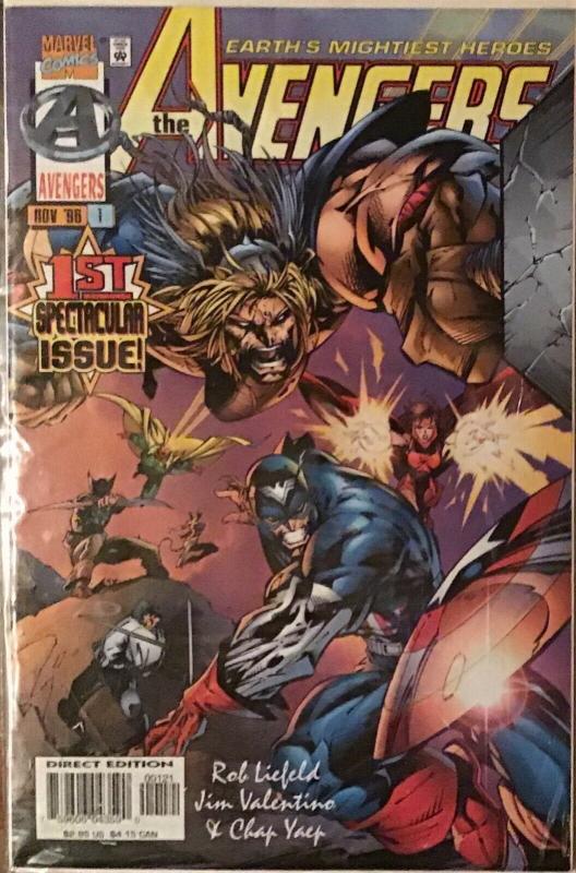 AVENGERS VOLUME 2 (MARVEL)1997 #1-6 NM CONDITION 6 BOOK LOT