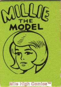 MARVEL MINI-BOOKS MILLIE THE MODEL 5/8 X 7/8 (1966 Seri #1 LIGHTGREEN Near Mint