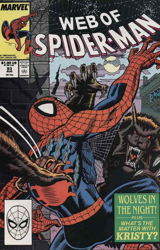 Web of Spider-Man, The #53 VF/NM; Marvel | save on shipping - details inside