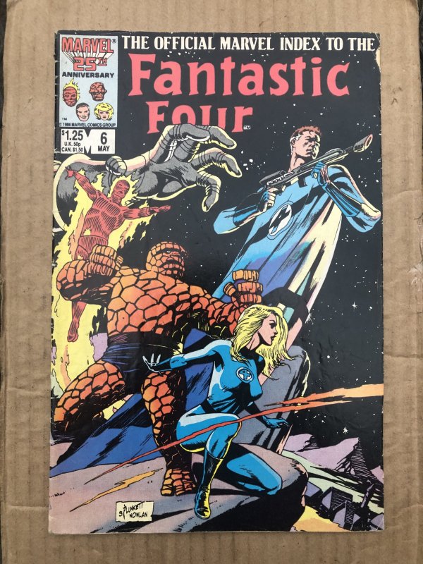 The Official Marvel Index to the Fantastic Four #6 (1986)