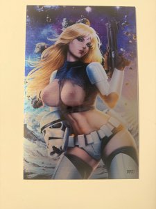 Patriotika #1 Trooper Edition Virgin Variant Metal Cover! 7/10