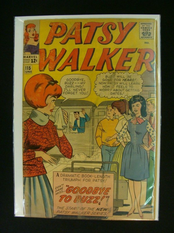 Patsy Walker #115 Marvel Comics Romance GD Condition