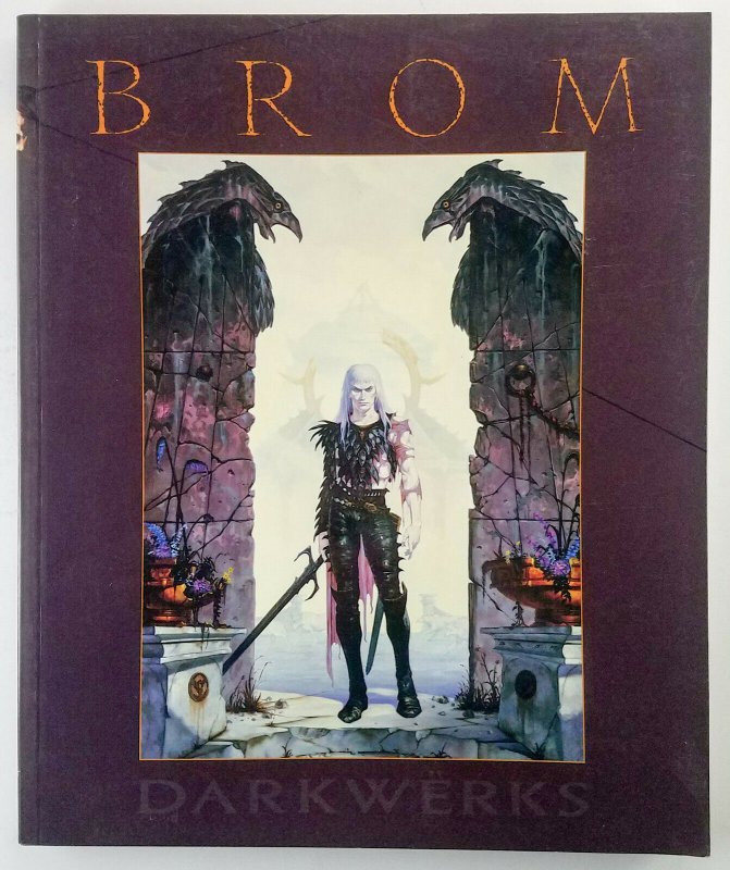 BROM DARKWERKS 1ST PRINT 1997 Rare 2x Signed and Sketched by BROM One of a kind