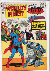 World's Finest Comics #163 (1966) Superman and Batman and Robin