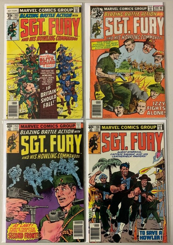Sgt. Rock + Howling Commandos lot DC 14 diff 4.0 VG (1974-81)