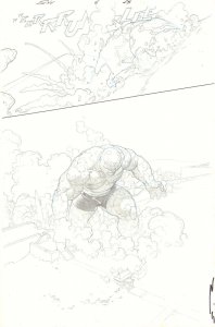 Secret Wars #6 p.25 Giant Sized Thing Breaks Free Splash 2015 art by Esad Ribic