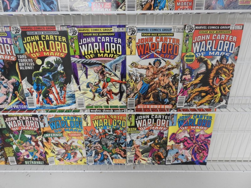 John Carter, Warlord of Mars #'s 1-28 Complete!!! Avg FN/VF Condition!