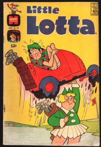 Little Lotta #82 1969-Harvey-Golf cover-Dinosaur story-Richie Rich appears