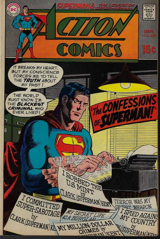 Action Comics #380 (DC, 1969) - F+/VF-