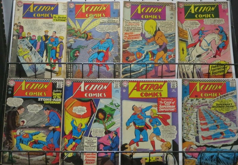 ACTION COMICS SILVER AGE READER'S COLLECTION! 20 BOOKS! PR-G Superman