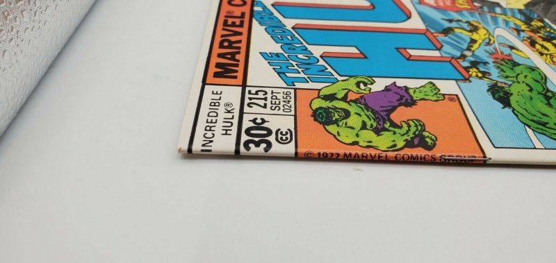 The Incredible Hulk #215 1977