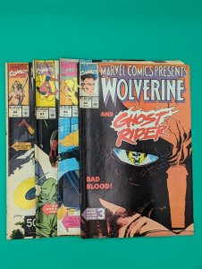 MARVEL COMICS PRESENTS: WOLVERINE AND GHOST RIDER Lot Of 4 -64, 66, 67, 67(1990)