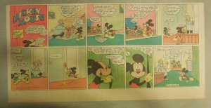 Mickey Mouse Sunday Page by Walt Disney from 12/19/1943 Third Page Size