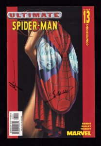 Ultimate Spider-Man #13 - Confessions. Signed 2x (9.0) 2001