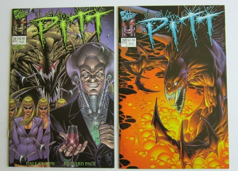 Pitt #1-20 Complete Set NM+ 9.6-9.8 High Grade Image/Full Bleed Dale Keown 1993