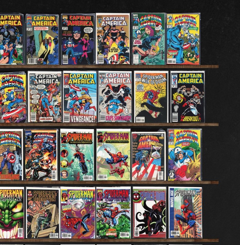 Huge Lot 150+ Comics with Captain America, Spider-Man: Chapter One & More!