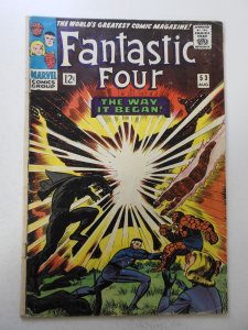 Fantastic Four #53 (1966) GD/VG Condition see desc
