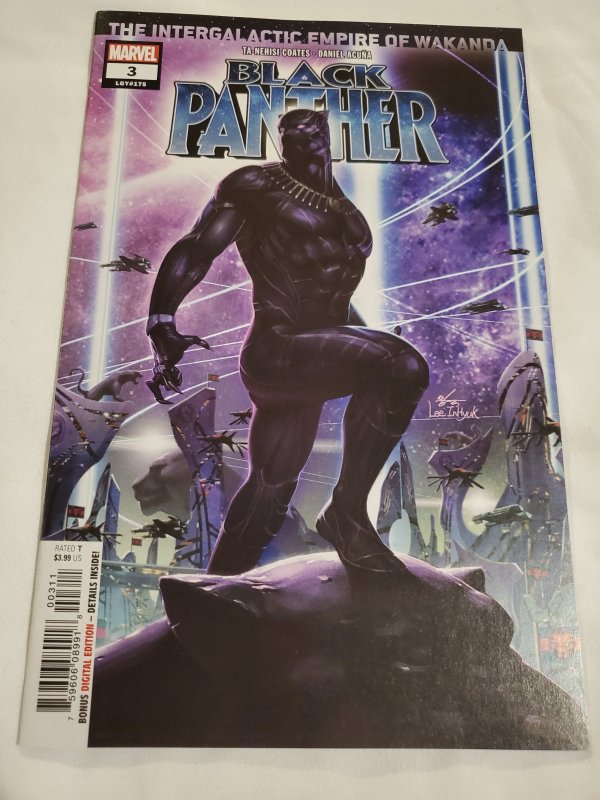 Black Panther 3 Near Mint Cover by In-Hyuk Lee