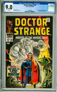 Doctor Strange #169 (1968) CGC 9.0! White Pages!