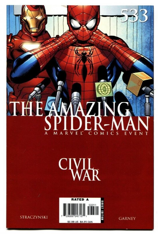 AMAZING SPIDER-MAN #533 comic book Civil War avengers movie MCU