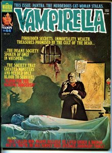 Vampirella #44 1975-Warren-bloody monster cover-terror & mystery stories-VF