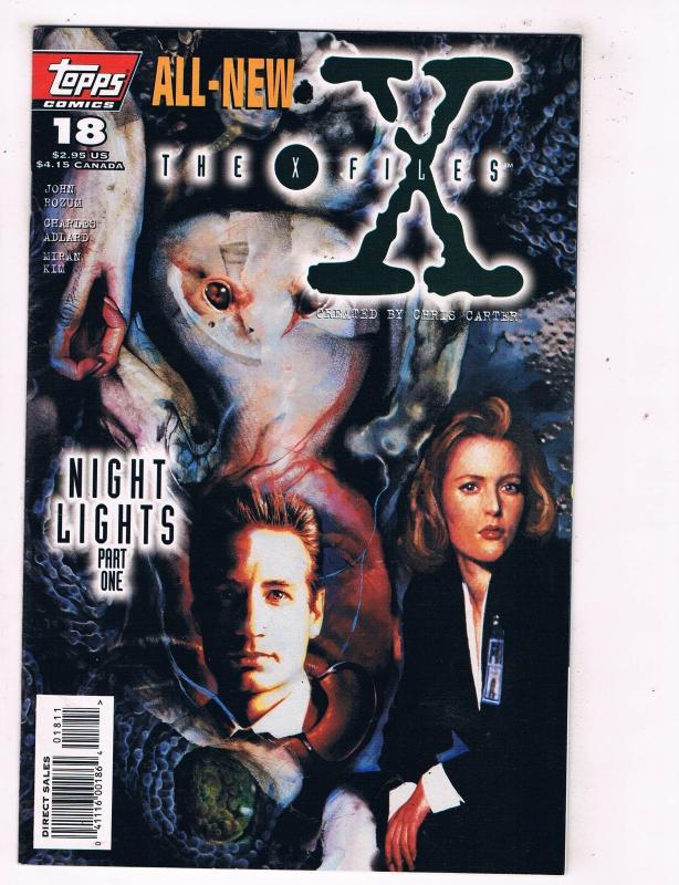 X-Files (1995) #18 Topps Comic Book Night Lights Part One Mulder Scully HH3 
