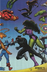 Avengers # 13 Lim Wraparound Variant NM Marvel 2024 [H6]