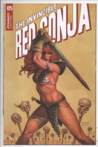 Invincible RED SONJA #5 B, VF/NM, She-Devil, Linsner, more RS in store 2021