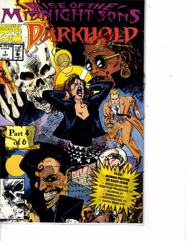 Lot Of 2 Marvel Comic Books Morbius #1 and Nightstalkers #1  ON6