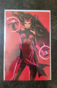 SCARLET WITCH #1 (IVAN TALAVERA EXCLUSIVE VIRGIN VARIANT) W/COA 600