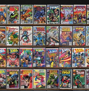 Huge Lot 150+ Comics with X-Men, The Mighty Thor, Thor, Fantastic Four & More!