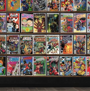 Huge Lot 150+ Comics with X-Force, Daredevil, Silver Surfer & More!