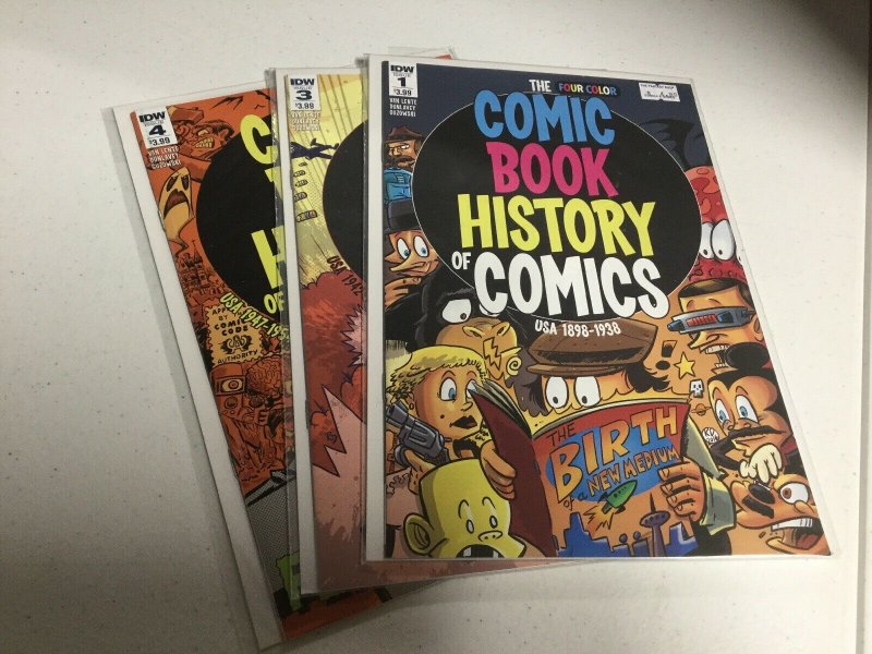 The Four Color Comic Book History Of Comics 1 3 4 Nm Near Mint IDW