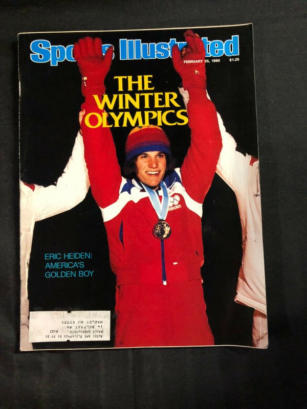 SPORTS ILLUSTRATED FEBRUARY 25, 1980 - THE WINTER OLYMPICS - ERIC HEIDEN