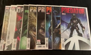 PREDATOR #1 Nine Cover Versions, VFNM Condition