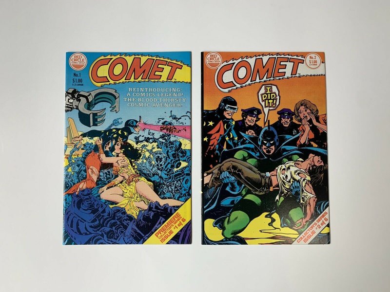 The Comet 1 & 2 ~ Red Circle Comics ~ Oct 1983