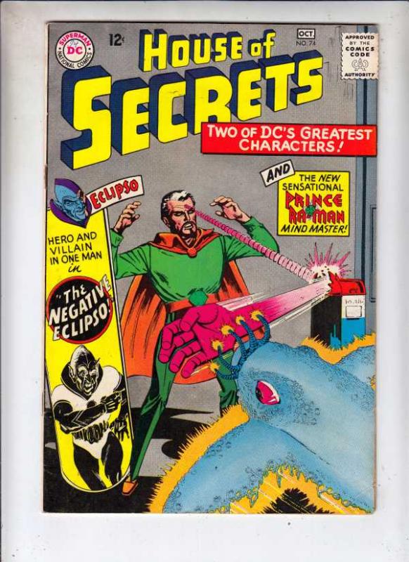 House of Secrets #74 (Oct-65) VG/FN+ Mid-Grade Eclipso